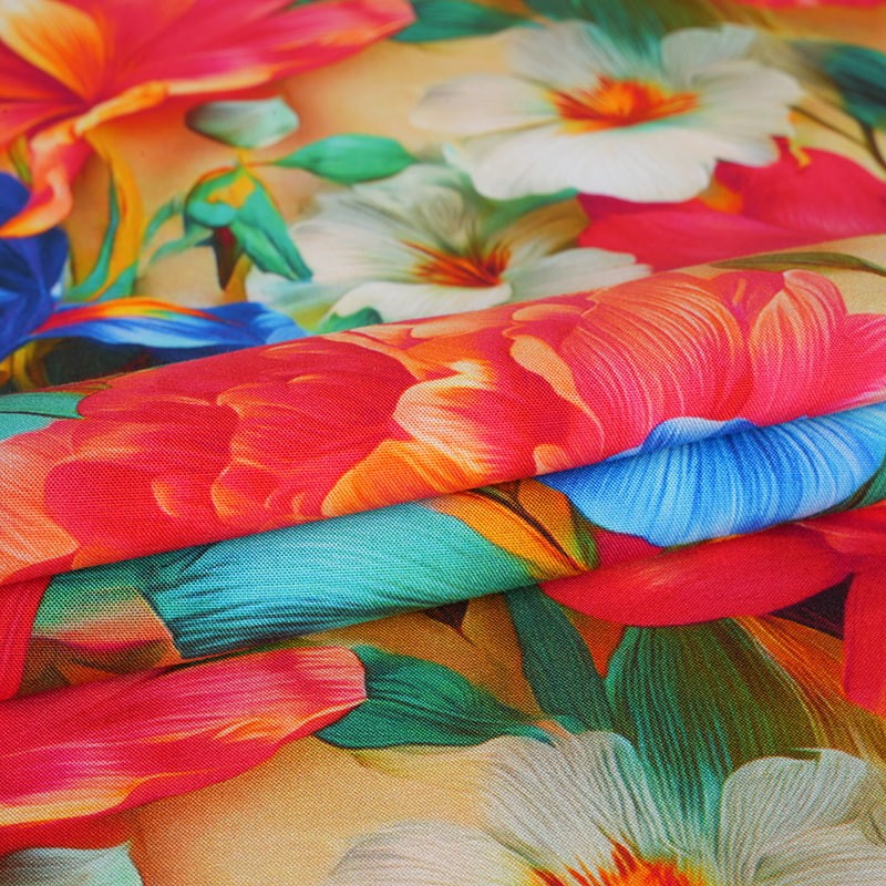 Eco-Friendly Rayon Reactive Printing Fabric