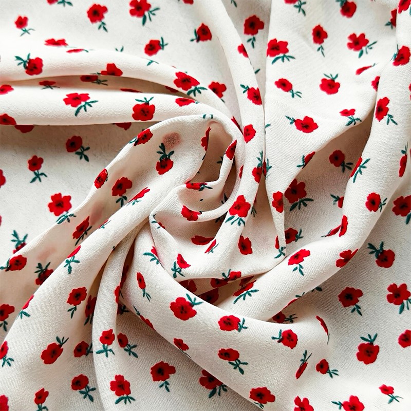 Rayon Crinkle Fabric